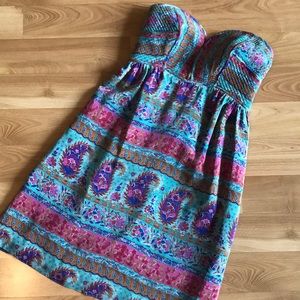 Maple Strapless Sweetheart Dress